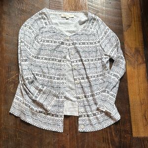 LOFT printed cardigan